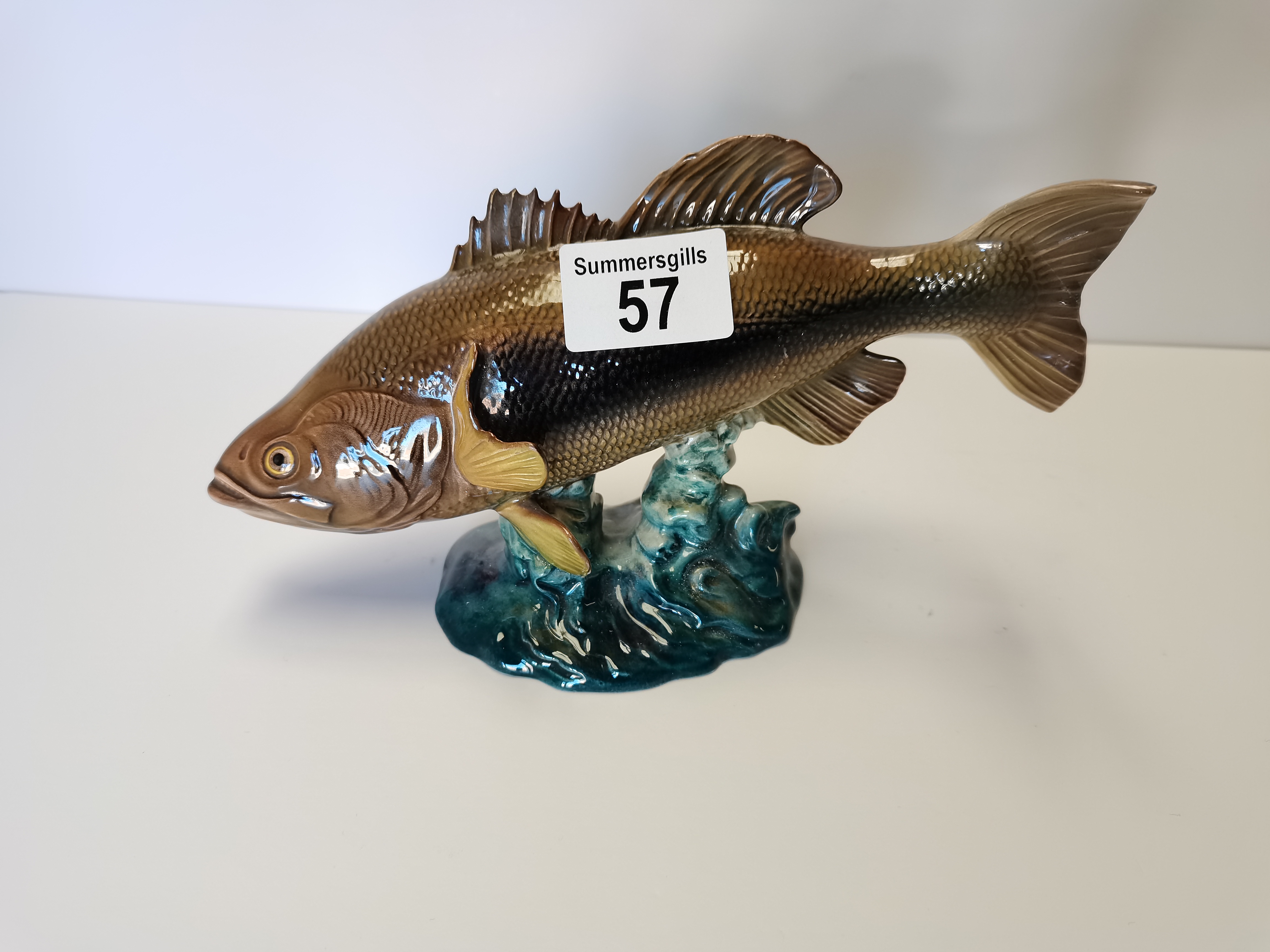 Large Beswick wide mouth black bass