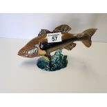 Large Beswick wide mouth black bass