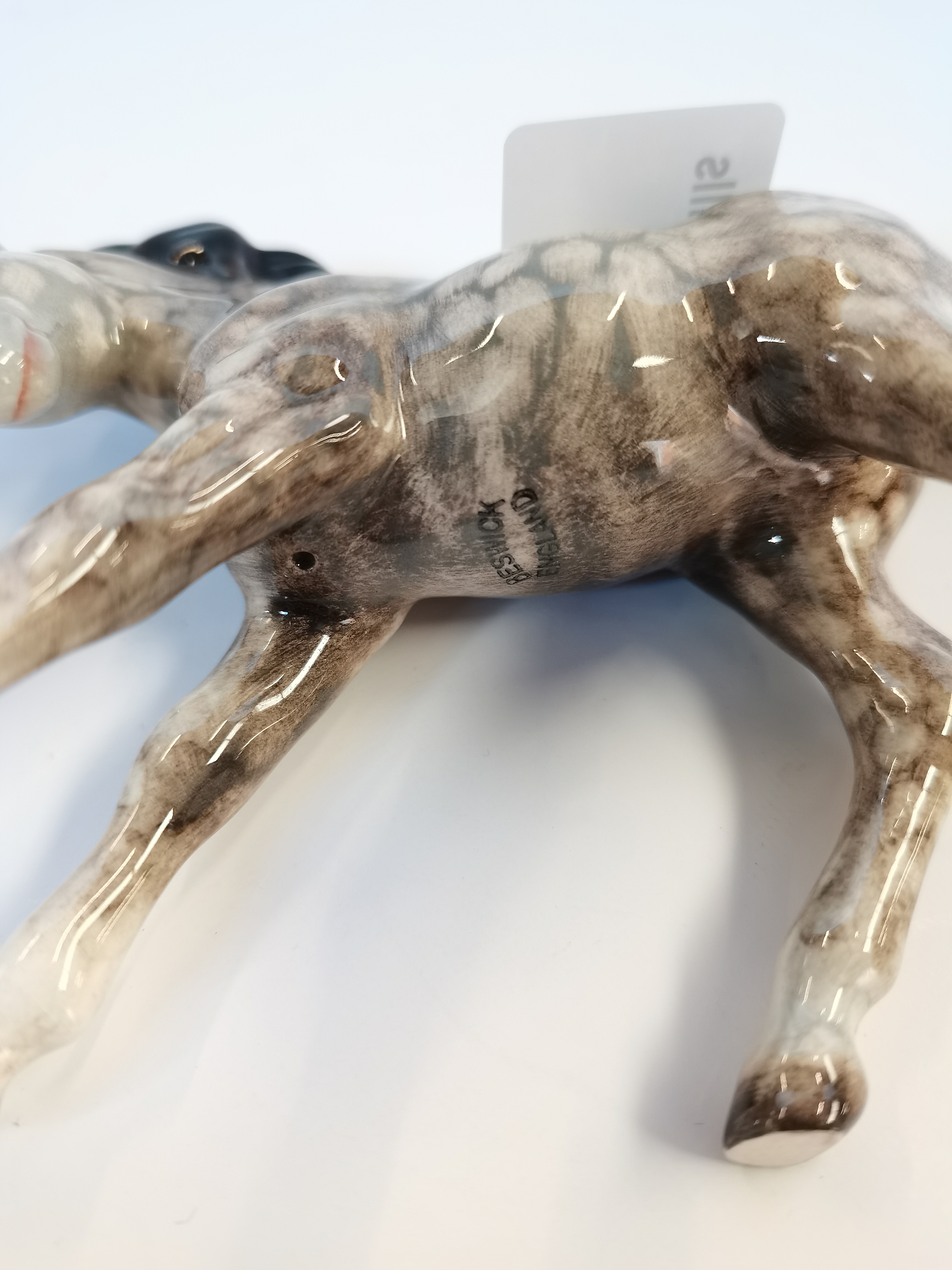 Beswick medium gambling foal rocking horse grey - Image 3 of 3