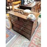 Antique small Georgian style 4 ht chest