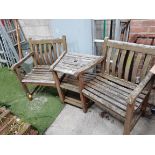 2 seater garden bench