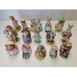 15 Royal Albert Bunnykin figures