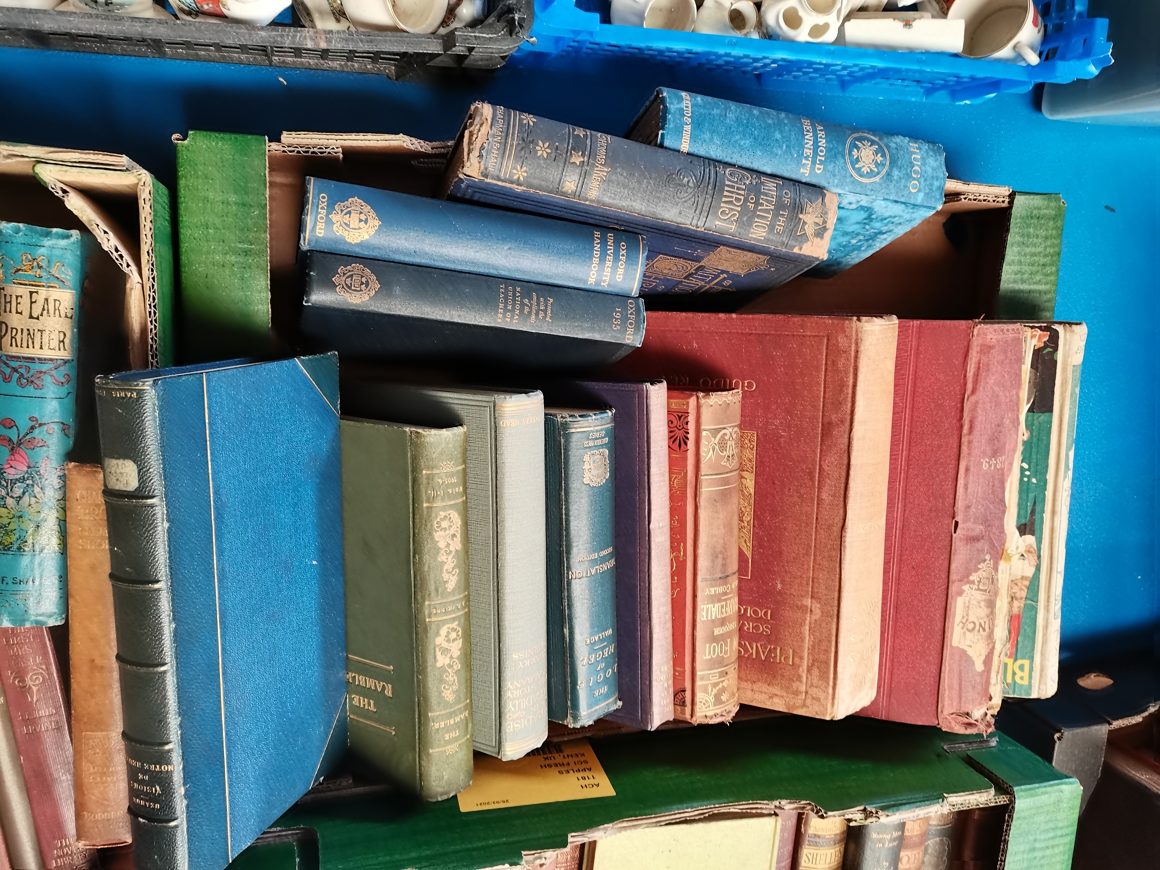 4 x boxes of vintage books incl visions de notre heure etc etc - Image 3 of 5