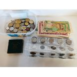 Miscellaneous coins and notes