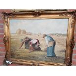 "Wheatfields" Countryside Oil on Canvas 95cm x 77cm incl frame