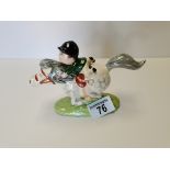 Beswick Norman Thelwell pony express in grey