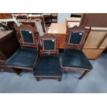 3 x Antique chairs