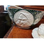 "Classical Christmas" large bowl plus Leeds style pottery