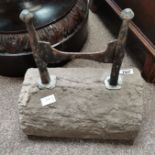 Antique boot / Welly scraper