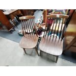 2 x Ercol style chairs