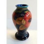 Moorcroft Pomegranite vase 10cm height ex. Condition