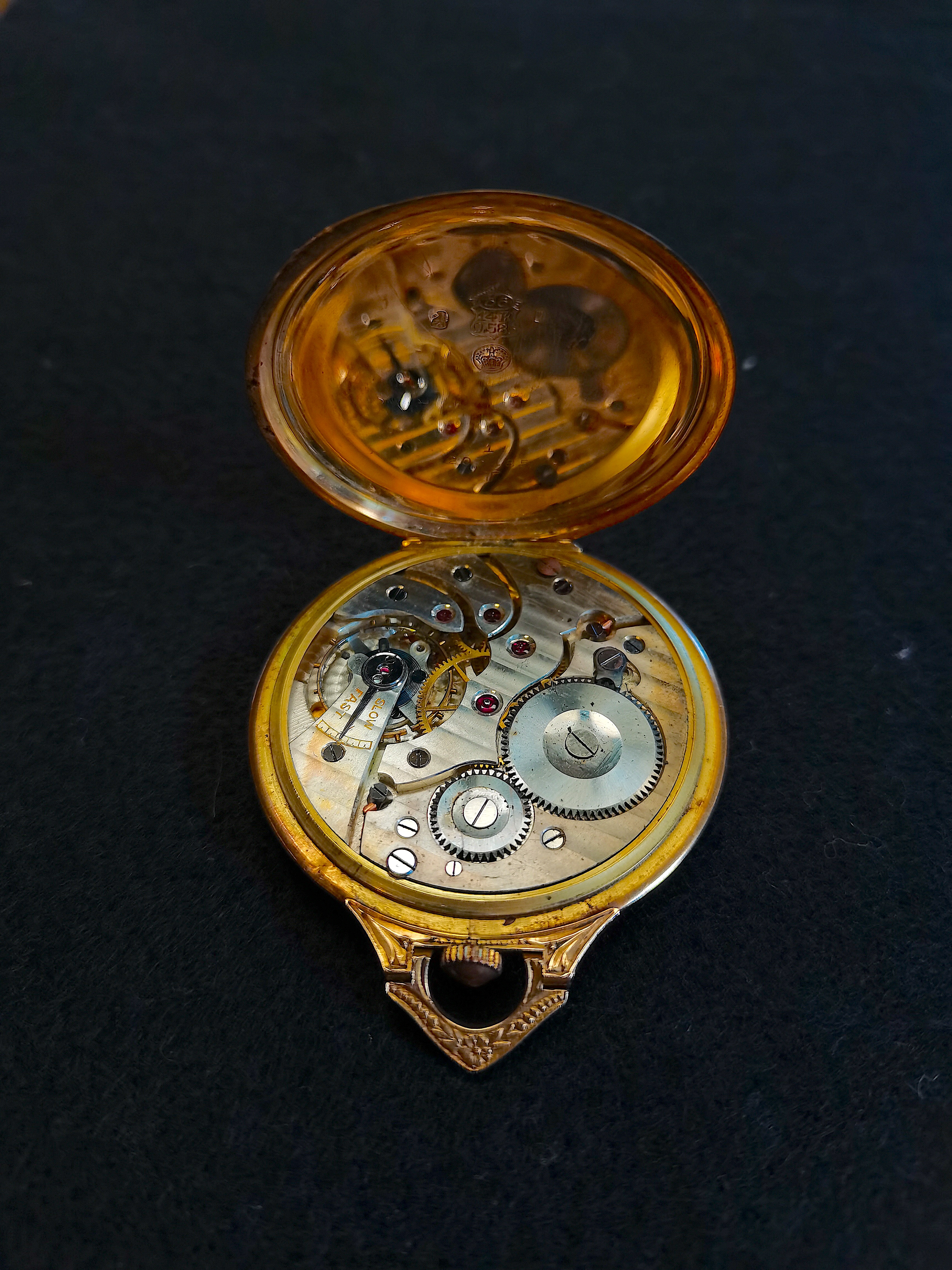 14 ct Gold ARCO Pocket Watch ( TOTAL WEIGHT 46G ) - Image 4 of 5