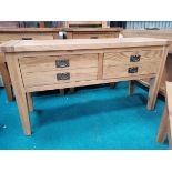 Modern light oak sideboard