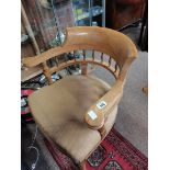 Oak office chair