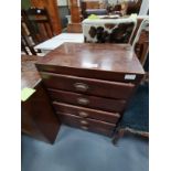 5 drawer office filing chest