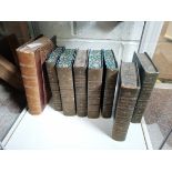 Quality leather bound books Don quiote and the works by george elliott