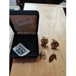 2 Sets of 9ct Gold Cuff Links ( 15g )