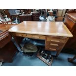 Oak office desk