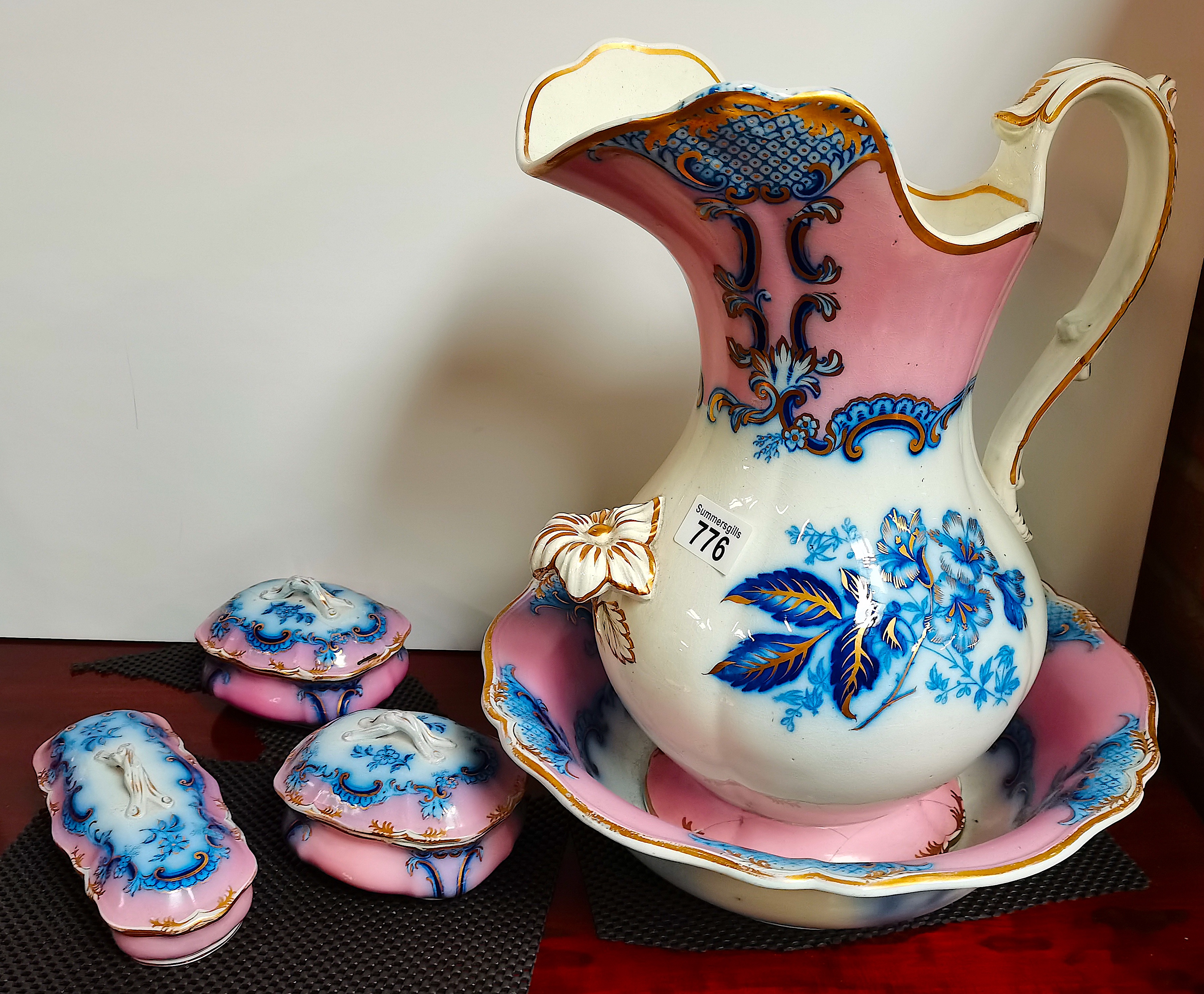 Victorian jug and bowl set d/d