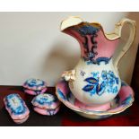 Victorian jug and bowl set d/d