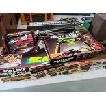 Scalextric set, cars etc