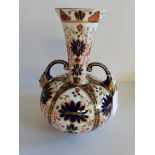 Crown Derby vase 19cm ex condition