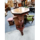 Antique sewing table