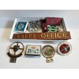 Box Car Badges Sales Office Sign