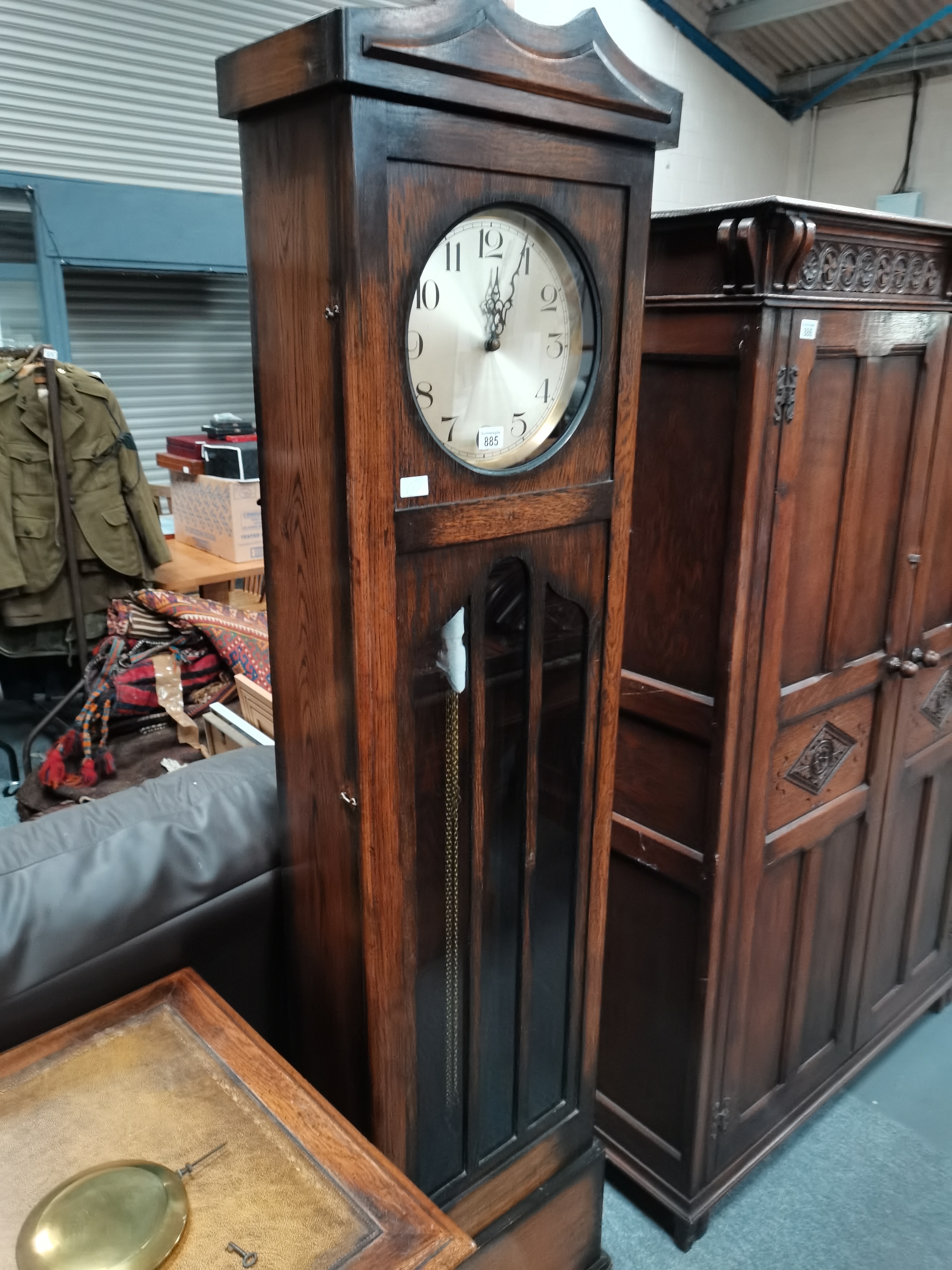 oak Grandfather clock