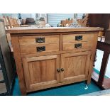 modern light oak cupboard