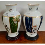 Pair of Japanese vases