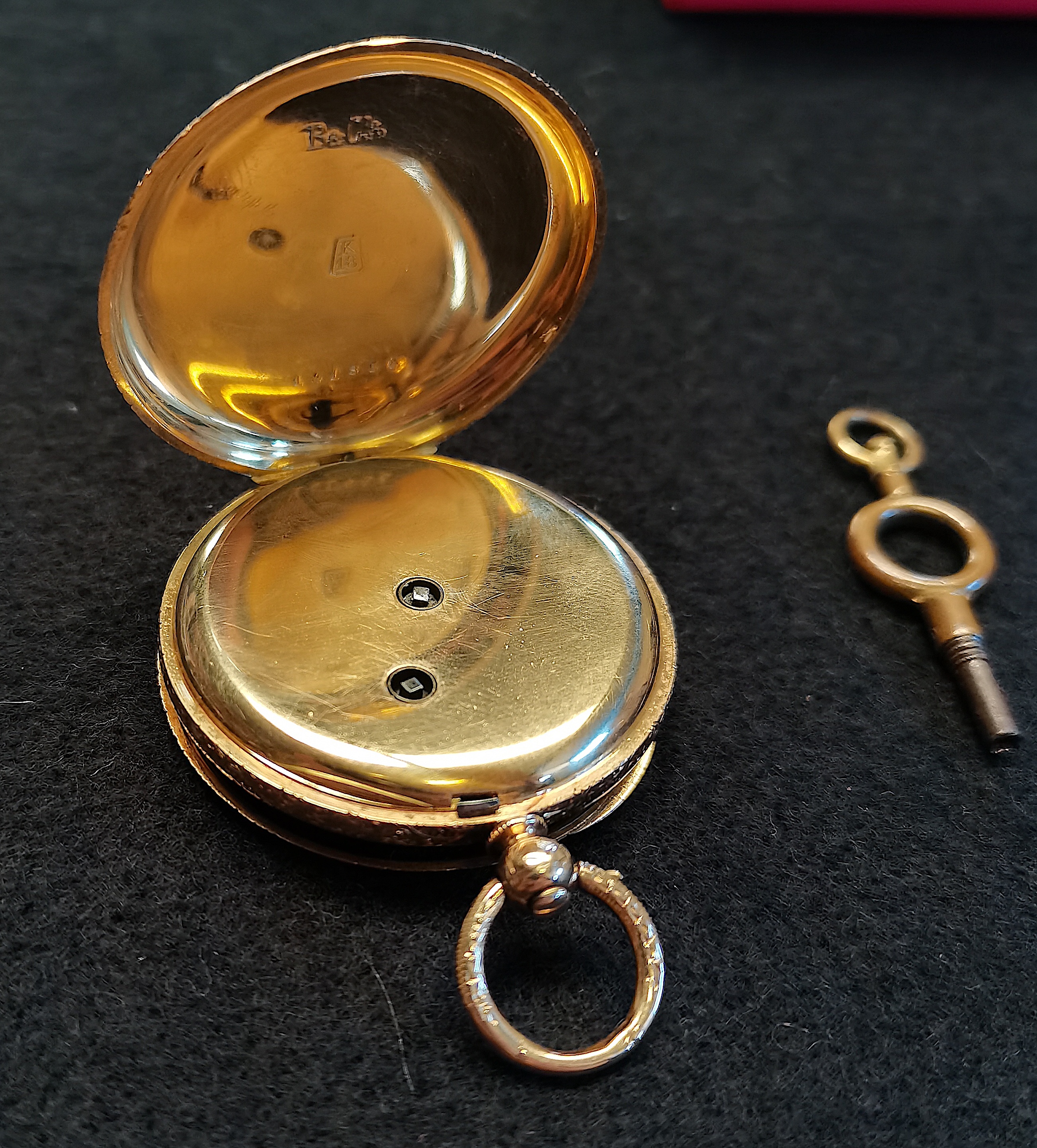 18ct Gold Ladies Pocket Watch - Image 4 of 4