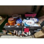 Royal copenhagen pltes, Winton baby dish, Hornsea items etc.