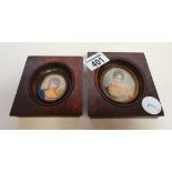 Pair of picture minatures