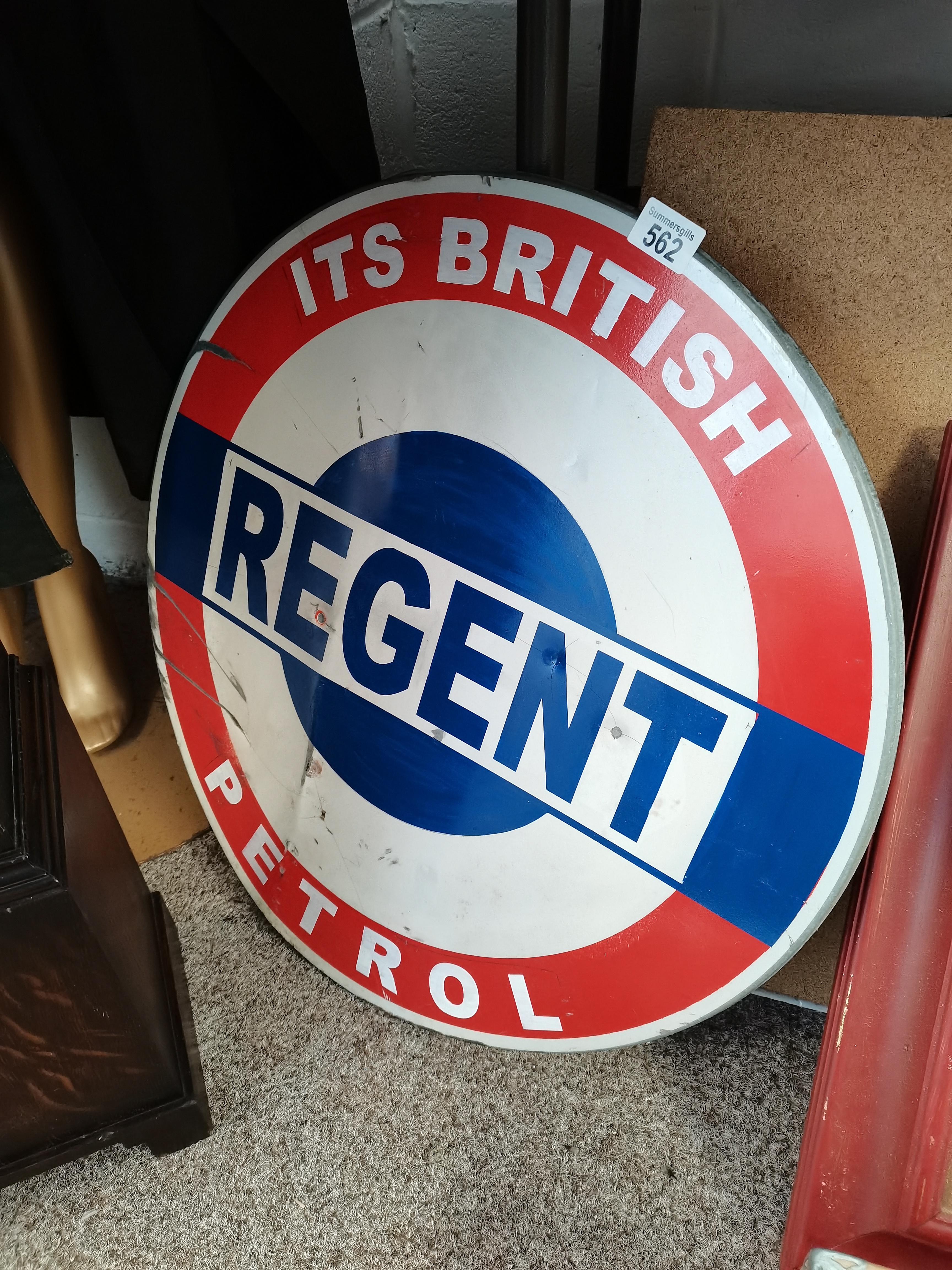 Regent petrol sign