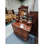 Antique mahogany dressing table