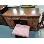 Oak desk/ dressing table ERCOL style