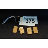 Pair of 9ct gold cufflinks 5g