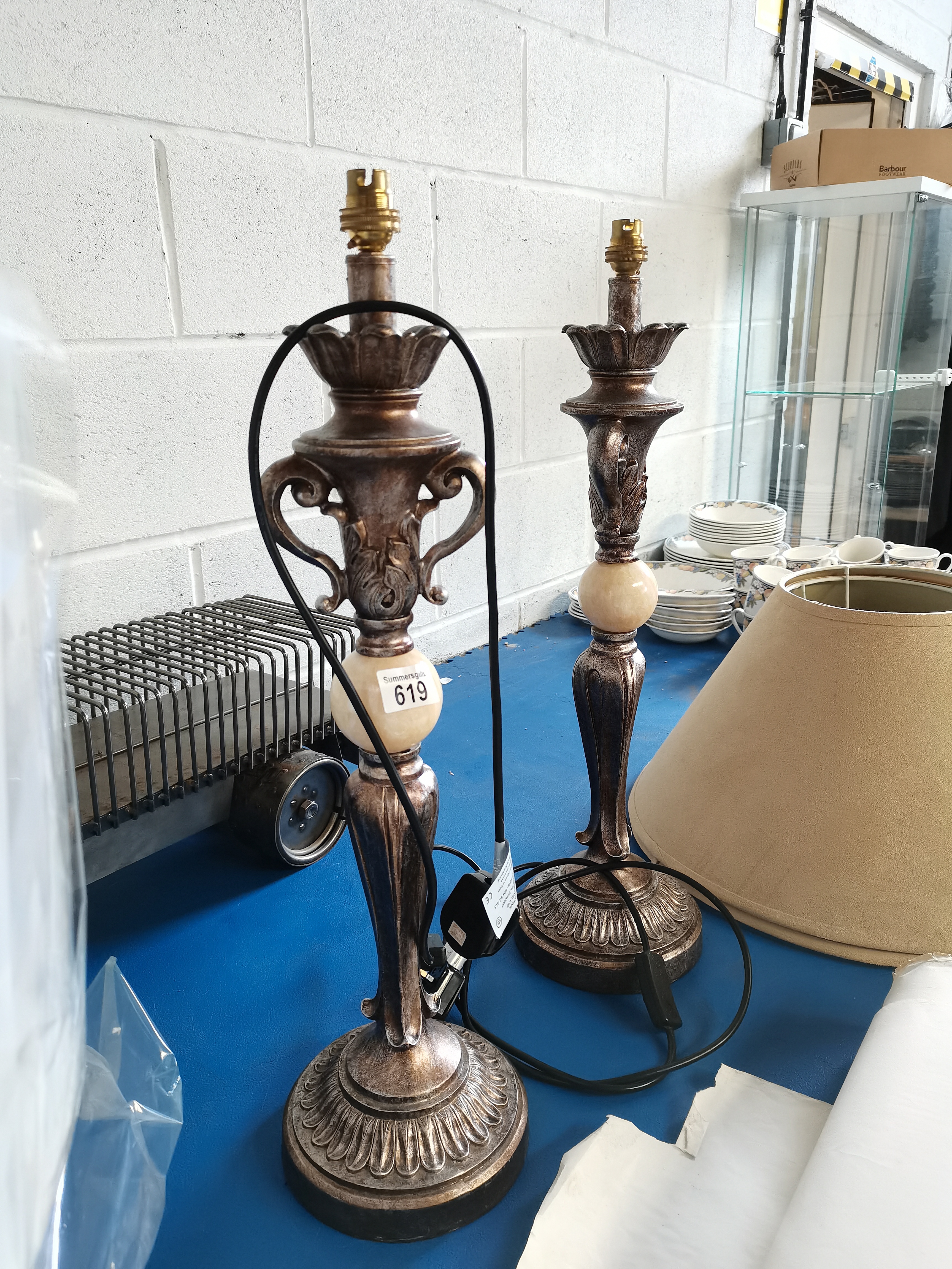 Pair of Antique looking table lamps