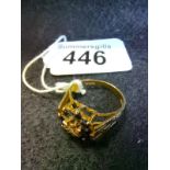 9ct Gold ring 4g