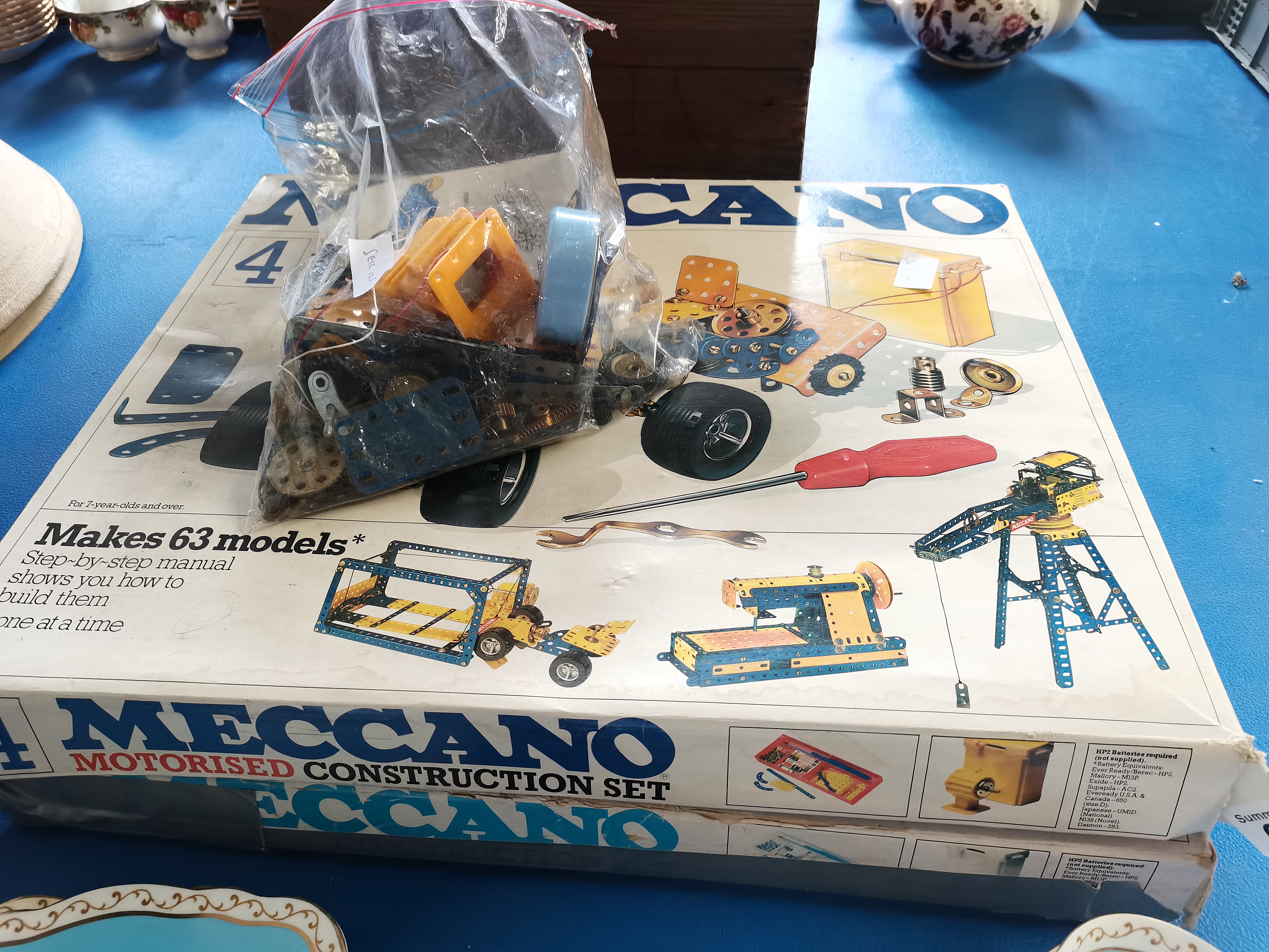 Meccano set 4 plus other