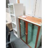 2 display cabinets