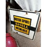 Shell motor oil sign