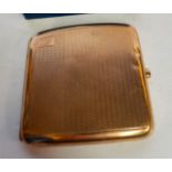 9ct Gold Cigarette Box 84g