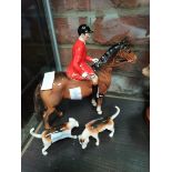 Beswick Huntsman and 2 dogs