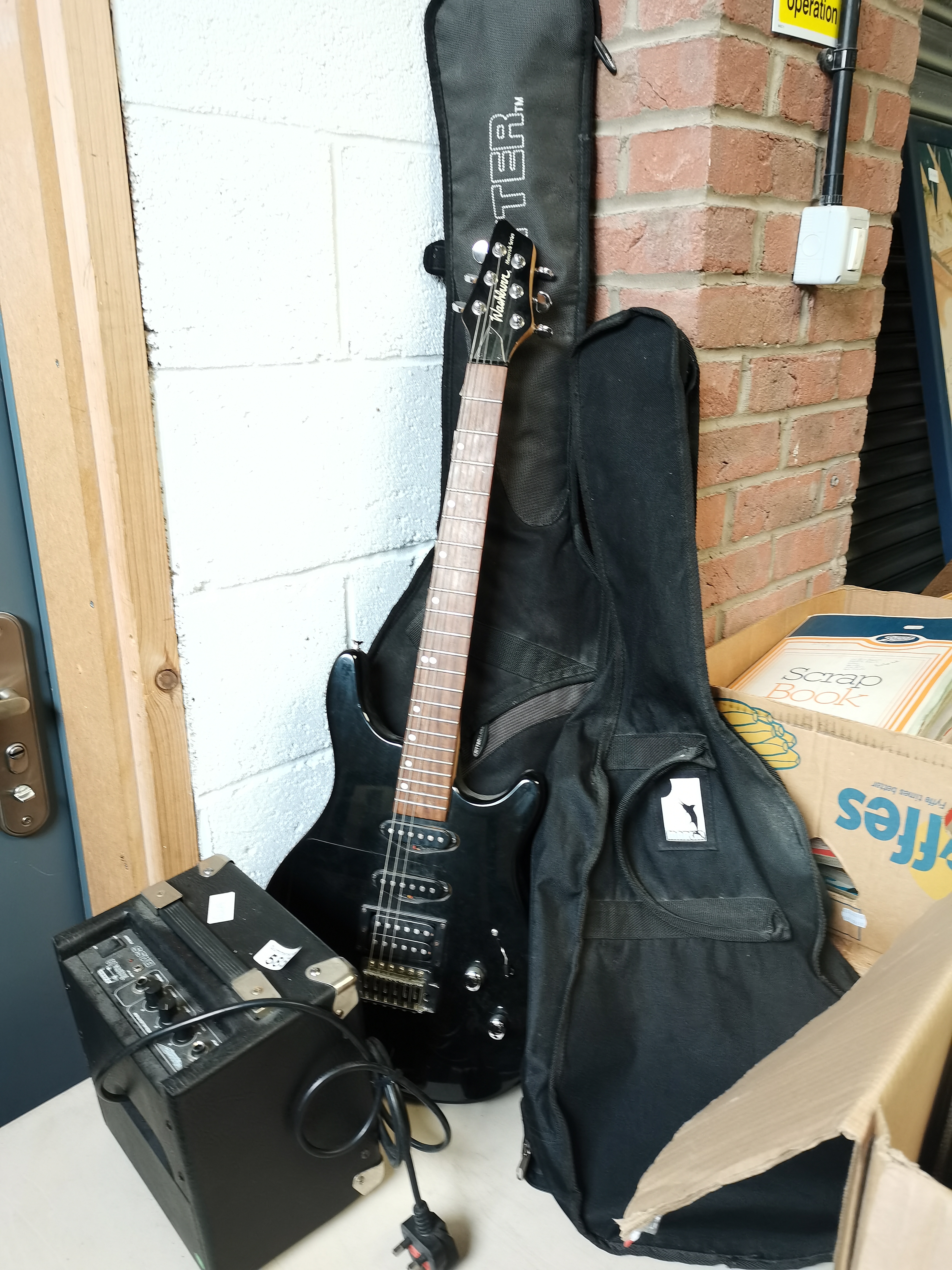 Washburn guitar plus other and amp