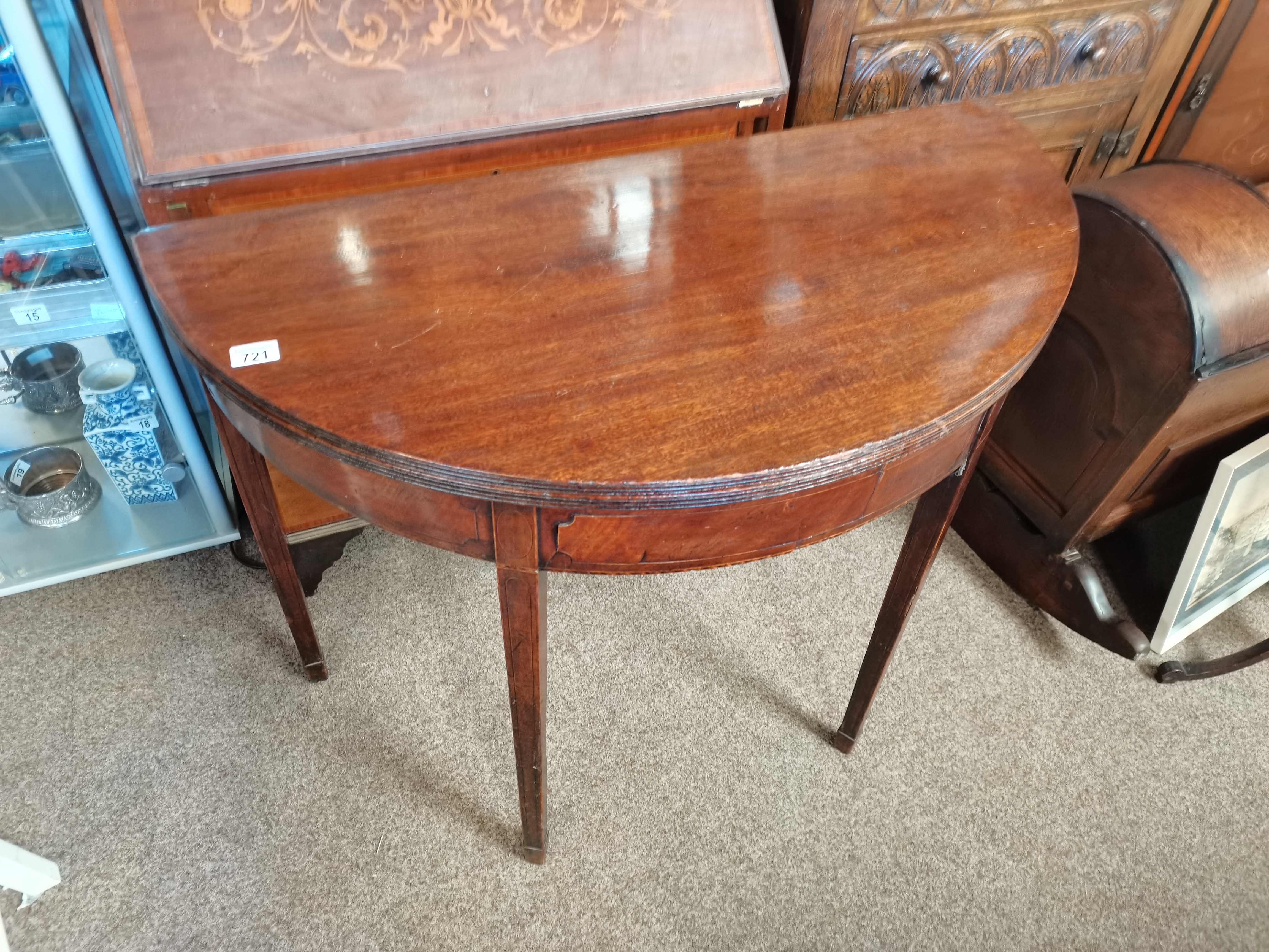 Georgian mahogany tea table