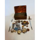 Wathes, coins etc