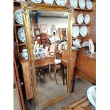 1.7m x 75 gold gilt wall mirror