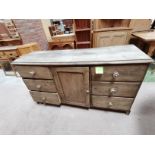 Antique pine sideboard